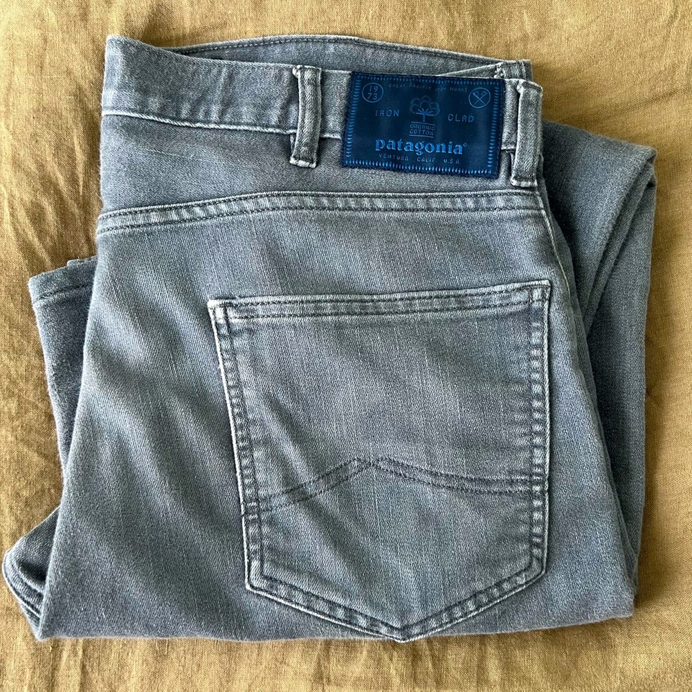 Patagonia Men’s Performance Jeans - 34x30 - Forge Grey